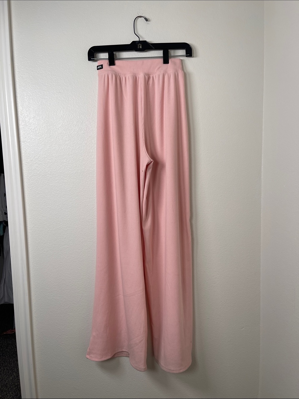Soft Pink Girls' Wide-Leg Lounge Pants